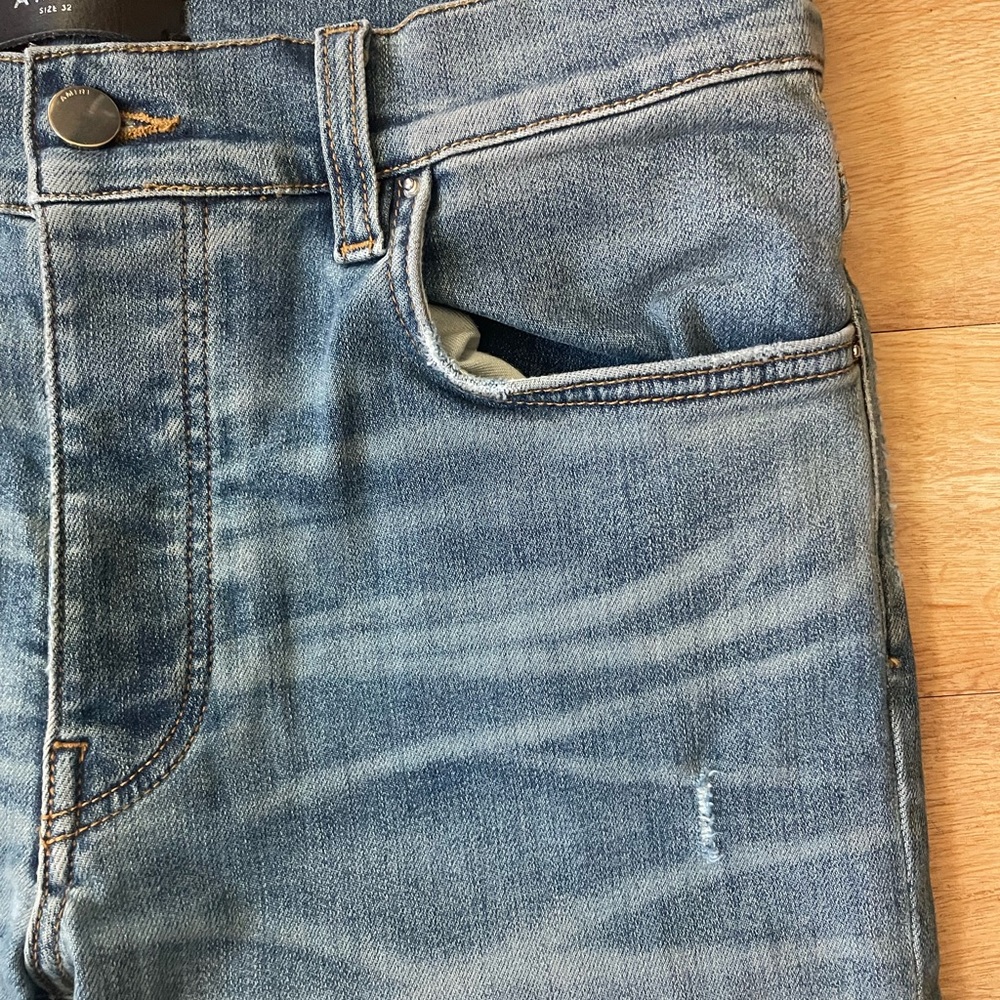 AMIRI Indigo Blue Denim Pants - Picture 5 of 10